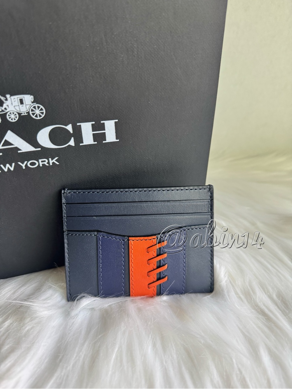 NWT Coach Leather Card Case Wallet
